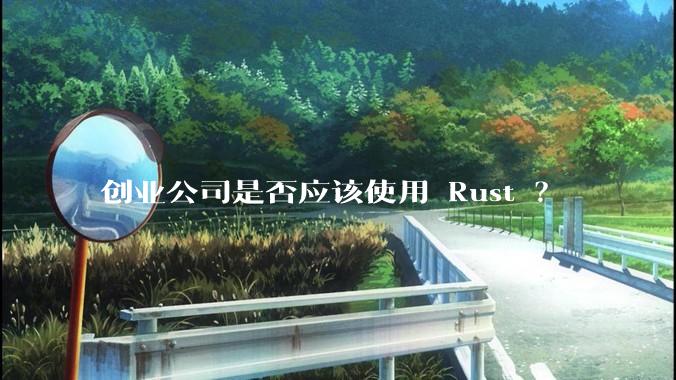 创业公司是否应该使用 Rust ?