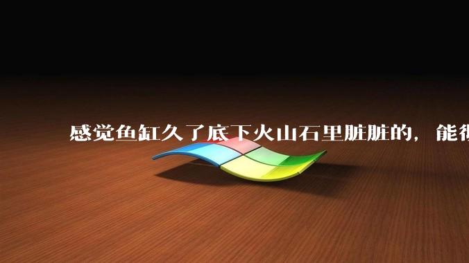感觉鱼缸久了底下火山石里脏脏的,能彻底换水清理一遍不?